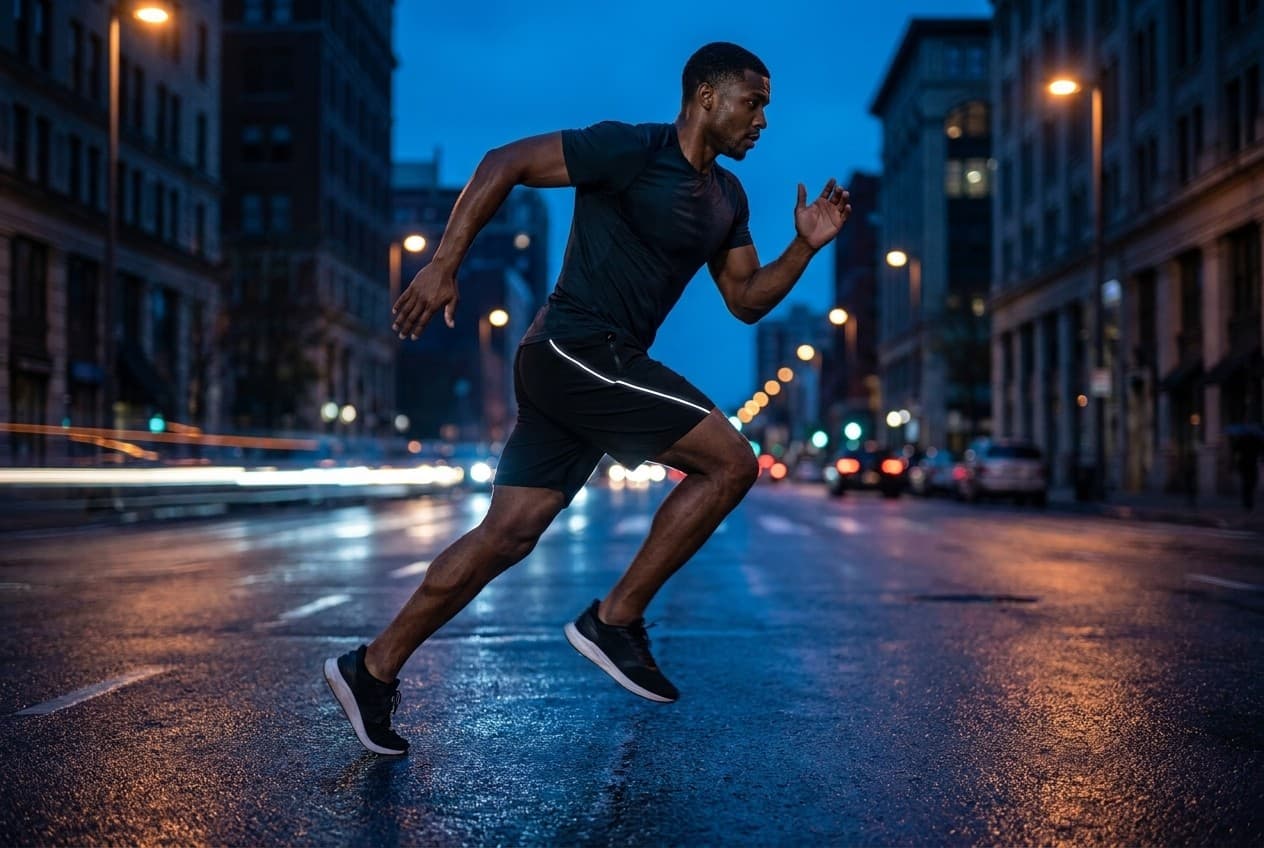 Stride Shorts, Blue-hour tempo